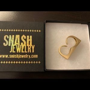 Bar Double Finger Ring